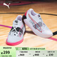 彪馬（PUMA）【鄒陽(yáng)同款】緩震回彈防滑實(shí)戰(zhàn)籃球鞋男輕便運(yùn)動(dòng)鞋195514 白-亮粉色-黑色-09 42