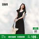 森馬（Semir）連衣裙女鏤空收腰小心機(jī)2025夏小飛袖一字肩中長(zhǎng)裙109325114018