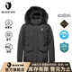 BLACK YAK 布來亞克男士戶外運動GORE隔水羽絨服 自加熱羽絨服 帽子可拆卸WNM367 黑色 2XL 185