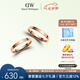丹尼爾惠靈頓（DanielWellington）dw戒指 男女同款情侶對戒七夕情人節(jié)禮物送女友52號+60號