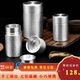 永龍錫錫罐純錫茶葉罐茶具金屬儲存罐密封罐手工錘目無鉛茶罐送禮送長輩 錘紋銀色（默認(rèn)發(fā)滑蓋，需要螺口蓋請備注） 10cm*6cm