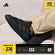 adidas ADIPUFF面包鞋柔軟舒適保暖棉鞋秋冬阿迪達斯官方輕運動(dòng) 黑色   43