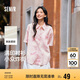 森馬大力水手聯(lián)名襯衫女中長(zhǎng)款設(shè)計(jì)感夏寬松滿(mǎn)印襯衣101324119002
