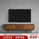 NORHOR北歐表情日式中古復古MCM進口/E10實木風琴卷簾門抽屜電視柜胡桃G 2.0米 現(xiàn)貨 組裝