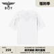 BOY LONDON【荷魯斯之眼】短袖三鷹翅膀印花潮酷T恤N01052 白色 M
