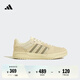 adidas ENTRAP美式校園風(fēng)運(yùn)動(dòng)板鞋少年感復(fù)古籃球鞋男女阿迪達(dá)斯 淺芥末綠/深綠JS3007   42