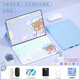 越殼適用聯(lián)想小新padpro12.7鍵盤(pán)保護套二代2025ProGT11.1小新pad11英寸磁吸款plus11/11.5保護殼 迷霧藍+七彩背光太空熊觸控鍵盤(pán)+禮包 聯(lián)想小新Pad Pro 12.7