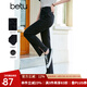 百圖betu女裝夏季新款牛仔褲高腰牛仔側(cè)開衩直筒牛仔褲女2303T85 黑色 L