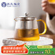 蘇氏陶瓷（SUSHI CERAMICS）豎紋玻璃壺不銹鋼內膽過濾壺(素高款500ML)