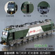 玩童日記火車玩具兒童合金復古綠皮東風和諧號地鐵高鐵模型小汽車玩具 1火車頭-綠