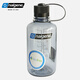 樂(lè)基因（nalgene）塑料水杯子戶外運(yùn)動(dòng)水壺 男女學(xué)生兒童便攜防漏耐摔窄口 美國(guó)進(jìn)口 2078-2030灰色透明 500ml