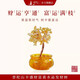 普陀山黃水晶發(fā)財(cái)樹擺件汽車內(nèi)飾擺件風(fēng)水客廳桌面車內(nèi)擺件高端大氣