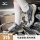 美津濃（MIZUNO）男女跑步運(yùn)動鞋 緩震透氣 網(wǎng)面拼接 反光標(biāo)識 RACER S