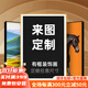 北歐空間裝飾畫(huà)定制來(lái)圖尺寸定做辦公室照片打印掛畫(huà)餐廳訂制玄關(guān)大幅壁畫(huà) 定制邊框尺寸(咨詢(xún)客服)