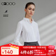 G2000【棉質(zhì)親膚/商場同款】女裝2025春秋商務(wù)通勤舒適長袖襯衫G2 尖領(lǐng)-白色26寸 M （36）