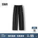 森馬（Semir）休閑褲女吸濕速干格子闊腿褲2025夏季撞色長褲運(yùn)動風(fēng)109325127006