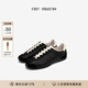 FOOT INDUSTRY 足下工業(yè)「品牌經(jīng)典」芭蕾德訓(xùn)鞋女款無內(nèi)里系列舒適休閑透氣 黑色/古白 38