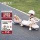貝易（BEIE）皇室扭扭車 嬰兒童車1-3歲搖搖車防側(cè)翻拖箱款寶寶禮物 貝母粉