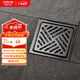 箭牌（ARROW）不銹鋼槍灰色拉絲防臭地漏衛(wèi)生間淋浴大排量地漏 50/75管徑