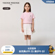 Teenie Weenie Kids小熊童裝25年夏新款女童優(yōu)雅甜美半身蛋糕裙 象牙白 130 cm