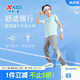 特步（XTEP）兒童吸濕速干休閑長褲夏季透氣排汗褲子 石紋灰 150
