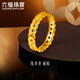 六福珠寶 黃金戒指錢(qián)多多滿(mǎn)圈銅錢(qián)足金禮物女 計價(jià) 14號-約3.69克