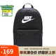 耐克NIKE雙肩包中性電腦包旅行HERITAGE休閑包書包 DC4244-010黑中