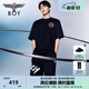 BOY LONDON【范丞丞同款】潮牌男女同款春夏涂鴉朋克運動短褲N13901 黑色 XS