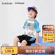 巴拉巴拉兒童短袖套裝2025童裝夏季男兩件套【奧特曼IP商場(chǎng)同款】 藍紅色調00386 110