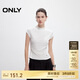ONLY 2025春季百搭舒適純色修身顯瘦小高領(lǐng)T恤女|125101013