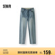 森馬（Semir）森柔牛仔|商場(chǎng)同款牛仔褲男復(fù)古小腳褲子2025夏長(zhǎng)褲103325124104