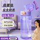 欣美雅大容量孕產(chǎn)婦吸管水杯女生兒童高顏值水瓶大水壺耐高溫刻度大肚杯 芋圓紫 650ml