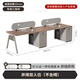 宮興堂辦公桌辦公家具輕奢現(xiàn)代簡(jiǎn)約工作臺(tái)桌椅組合辦公室屏風(fēng)工位 2.8米并排坐雙人位
