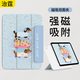 治霆適用2025新款ipad11/10保護(hù)殼A16芯片 10代平板保護(hù)套【磁吸雙面夾帶搭扣·輕薄便攜】薄荷臘腸