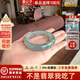 慕公子“秋波微轉(zhuǎn)”緬甸翡翠玉手鐲子油青冰透飄花翡翠真玉手鐲冰種處理 “月挽秋水