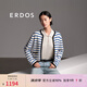 ERDOS 春夏全棉彈力牛仔直筒褲復(fù)古修身百搭簡約女牛仔褲可水洗 經(jīng)典藍(lán) S 155/64A