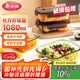 美麗雅高硼硅玻璃飯盒1080ml 上班族帶飯可微波爐加熱大容量保鮮便當盒