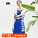 邢氏女裝連衣裙夏季新款新款修身蕾絲拼接裙子 藍(lán)色 L/40(165/96B)