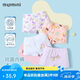 MQDMINI童裝女童內(nèi)褲兒童平角短褲5A抑菌小女孩成長型棉內(nèi)褲 滿片小兔子