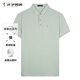才子（TRIES）商務(wù)休閑POLO衫夏季短袖撞色條紋翻領(lǐng)T恤桑蠶絲柔順透氣時尚上衣 淺綠色 XL 50(175/92A)