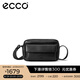 愛(ài)步（ECCO）七夕禮物 單肩包 2025新款簡(jiǎn)約輕奢牛皮斜挎包女包 相機(jī)包9108213 黑色910821390000