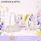 CHARLES&KEITH蝴蝶結(jié)簡約單肩腋下包法棍包生日禮物七夕禮物CK2-20160193 Soft Pink淺粉色 中包
