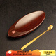 容山堂電子茶則智能茶稱(chēng)稱(chēng)重茶葉電子稱(chēng)高檔茶具配件茶葉稱(chēng)茶器茶葉秤 天量電子茶則-木紋色