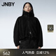 江南布衣（JNBY）【商場同款】23冬新品仿皮草寬松翻領(lǐng)長袖5NAA11940 001/本黑 S
