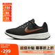 耐克NIKE跑步鞋女子透氣REVOLUTION 6低幫運動鞋DC3729-009黑金38