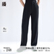 播黑色西裝褲女秋冬新款高腰顯瘦百搭直通休閑褲DDQ4KD5710 K40黑色 S