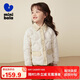 迷你巴拉女童輕薄三防羽絨服外套寶寶時尚撞色冬季兒童衣服