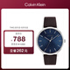 凱文克萊（Calvin Klein）CK手表摩登款皮帶簡約石英男表生日禮物男25200052