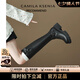 CAMILA KSENIA長筒靴女款冬季2025新款時尚百搭高筒長靴厚底百搭顯高顯瘦騎士靴 黑色【送女友禮物春夏季早秋冬】 37