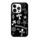 CASETIFYCASETiFY聯(lián)名十字架花紋適用iPhone16promax手機殼15pro新款14/13 CASETiFY 十字架 黑底-黑框銀鏡/磁吸款 iPhone16Pro